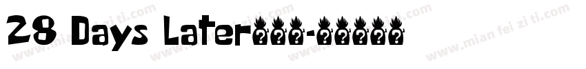 28 Days Later转换器字体转换